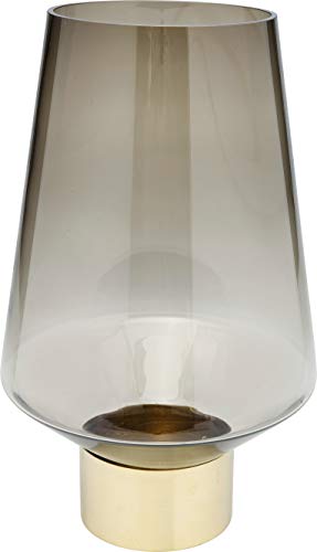 Kare Design Vase Noble, Deko, Accessoire, Braun/Gold, 40x24x24cm im Sale